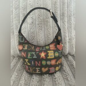 Dooney & Bourke Vintage Y2K Graffiti Shoulder Bag